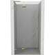Mexen Lunar L drzwi prysznicowe uchylne lewe 95 cm, transparent, złote - 834L-095-000-50-00-L