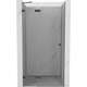 Mexen Lunar drzwi prysznicowe uchylne lewe 110 cm, transparent, gun metal - 834-110-000-95-00-L