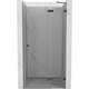 Mexen Lunar drzwi prysznicowe uchylne prawe 100 cm, transparent, gun metal - 834-100-000-95-00-P