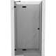 Mexen Lunar drzwi prysznicowe uchylne lewe 75 cm, transparent, czarne - 834-075-000-70-00-L