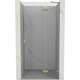 Mexen Lunar drzwi prysznicowe uchylne prawe 110 cm, transparent, złote szczotkowane - 834-110-000-55-00-P