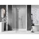 Mexen Lunar drzwi prysznicowe uchylne lewe 130 cm, transparent, nikiel szczotkowany - 834-130-000-97-00-L, изображение 3