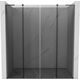 Mexen Velar L Duo drzwi prysznicowe rozsuwane 170 cm, grafit, gun metal - 871-170-003-42-95