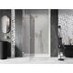 Mexen Lunar drzwi prysznicowe uchylne lewe 135 cm, transparent, złote szczotkowane - 834-135-000-55-00-L, изображение 3