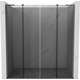 Mexen Velar L Duo drzwi prysznicowe rozsuwane 180 cm, grafit, gun metal - 871-180-003-42-95