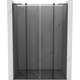 Mexen Velar L Duo drzwi prysznicowe rozsuwane 150 cm, grafit, gun gray szczotkowany - 871-150-003-42-66