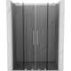Mexen Velar L Duo drzwi prysznicowe rozsuwane 160 cm, grafit, nikiel szczotkowany - 871-160-003-42-97