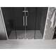 Mexen Velar Duo drzwi prysznicowe rozsuwane 170 cm, grafit, białe - 871-170-000-42-20, изображение 4