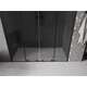 Mexen Velar Duo drzwi prysznicowe rozsuwane 200 cm, grafit, czarne - 871-200-000-42-70, изображение 4