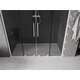 Mexen Velar L Duo drzwi prysznicowe rozsuwane 200 cm, grafit, białe - 871-200-003-42-20, изображение 4
