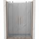 Mexen Velar L Duo drzwi prysznicowe rozsuwane 140 cm, transparent, miedź szczotkowana - 871-140-003-02-65