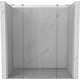 Mexen Velar L Duo drzwi prysznicowe rozsuwane 180 cm, transparent, nikiel szczotkowany - 871-180-003-02-97