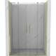 Mexen Velar L Duo drzwi prysznicowe rozsuwane 140 cm, transparent, złote - 871-140-003-02-50