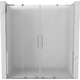 Mexen Velar L Duo drzwi prysznicowe rozsuwane 180 cm, szron, chrom - 871-180-003-32-01