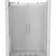 Mexen Velar L Duo drzwi prysznicowe rozsuwane 140 cm, szron, chrom - 871-140-003-32-01