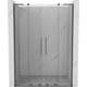 Mexen Velar L Duo drzwi prysznicowe rozsuwane 160 cm, transparent, gun metal - 871-160-003-02-95