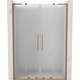 Mexen Velar L Duo drzwi prysznicowe rozsuwane 150 cm, szron, miedź szczotkowana - 871-150-003-32-65