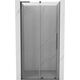 Mexen Velar L drzwi prysznicowe rozsuwane 90 cm, transparent, gun gray szczotkowany - 871-090-003-01-66