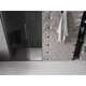 Mexen Velar L drzwi prysznicowe rozsuwane 90 cm, grafit, gun gray szczotkowany - 871-090-003-41-66, изображение 5