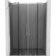 Mexen Velar Duo drzwi prysznicowe rozsuwane 140 cm, grafit, chrom - 871-140-000-42-01