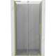 Mexen Velar L drzwi prysznicowe rozsuwane 110 cm, transparent, złote szczotkowane - 871-110-003-01-55