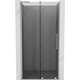 Mexen Velar L drzwi prysznicowe rozsuwane 120 cm, grafit, nikiel szczotkowany - 871-120-003-41-97
