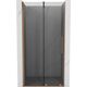 Mexen Velar drzwi prysznicowe rozsuwane 110 cm, grafit, miedź szczotkowana - 871-110-000-41-65
