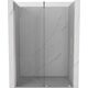 Mexen Velar drzwi prysznicowe rozsuwane 130 cm, transparent, nikiel szczotkowany - 871-130-000-01-97