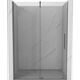 Mexen Velar drzwi prysznicowe rozsuwane 150 cm, transparent, gun metal - 871-150-000-01-95