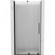 Mexen Velar drzwi prysznicowe rozsuwane 110 cm, szron, czarne - 871-110-000-31-70