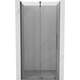 Mexen Velar drzwi prysznicowe rozsuwane 90 cm, transparent, gun gray szczotkowany - 871-090-000-01-66