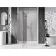 Mexen Lunar drzwi prysznicowe uchylne lewe 140 cm, transparent, nikiel szczotkowany - 834-140-000-97-00-L, изображение 3