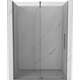 Mexen Velar drzwi prysznicowe rozsuwane 140 cm, transparent, gun metal - 871-140-000-01-95
