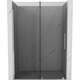 Mexen Velar drzwi prysznicowe rozsuwane 130 cm, grafit, chrom - 871-130-000-41-01