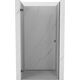 Mexen Lunar-B drzwi prysznicowe uchylne lewe 60 cm, transparent, gun gray szczotkowany - 832-060-000-66-00-L