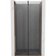 Mexen Velar drzwi prysznicowe rozsuwane 100 cm, grafit, różowe złoto - 871-100-000-41-60