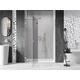 Mexen Lunar drzwi prysznicowe uchylne lewe 135 cm, transparent, nikiel szczotkowany - 834-135-000-97-00-L, изображение 3