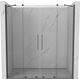 Mexen Velar Duo drzwi prysznicowe rozsuwane 200 cm, transparent, gun gray szczotkowany - 871-200-000-02-66