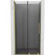 Mexen Velar drzwi prysznicowe rozsuwane 110 cm, grafit, złote szczotkowane - 871-110-000-41-55