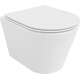 Mexen Rico miska wc Rimless Tornado z deską wolnoopadającą slim, duroplast, biała połysk - 30720400T