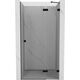 Mexen Lunar drzwi prysznicowe uchylne prawe 85 cm, transparent, czarne - 834-085-000-70-00-P