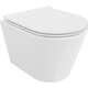Mexen Rico miska wc Rimless Tornado z deską wolnoopadającą slim, duroplast, biała połysk - 30720500T