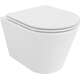 Mexen Rico miska wc Rimless Tornado z deską wolnoopadającą slim, duroplast, biała połysk - 30720300T