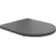 Mexen deska wolnoopadająca slim, duroplast, szara ciemna mat - 39740071