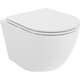 Mexen Lena miska wc Rimless Tornado z deską wolnoopadającą slim, duroplast, biała połysk - 30220300T