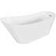 Mexen Alta wanna wolnostojąca 170 x 75 cm, biała, przelew chrom - 52141707500-01