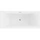 Mexen Lita wanna wolnostojąca 170 x 75 cm, biała, przelew chrom - 52121707500-01, 5 image