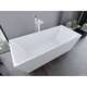 Mexen Lita wanna wolnostojąca 170 x 75 cm, biała, przelew biały - 52121707500-20, 3 image