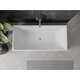 Mexen Nita wanna wolnostojąca 170 x 80 cm, biała, przelew nikiel szczotkowany - 52091708000-97, 4 image