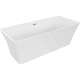 Mexen Tonia wanna wolnostojąca 170 x 75 cm, biała, przelew chrom - 52171707500-01